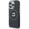 Karl Lagerfeld IML Choupette Head Logo MagSafe Case for iPhone 16 Pro Max Black