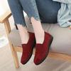 Spring and Autumn New Old North Cloth Shoes Korean Edition Fashion Doudou Shoes Women's Soft Soles Versatile Work Shoes One Pedal Women's Single Shoes