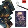 32pcs, Magic Forest Postcards, Gothic Style, Birthday/Anniversary Gifts, Collectible, Giftable, and Mailable.