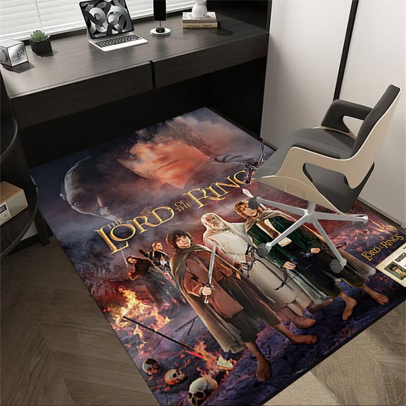 

1pc Lord of the Rings Carpet, for Home & Office Decor, Desk Chair Carpet, Festive GiftL1312 60cm by 90cm