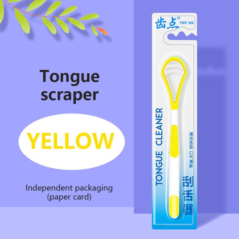 1Pc Triple Effect Tongue Scraper Reusable Fresh Breath Oral Hygiene Care Cleaning Tool for Healthy Teeth