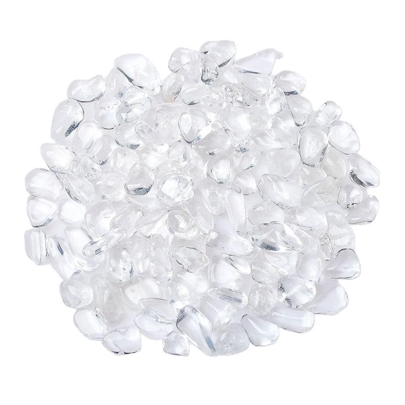 Natural White Crystal Tumbled Stone Bracelet & Purifying Storage Bowl