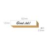 Stylish Wooden Rubber Stamp Set for Personal Thank Good Sticky Fun Convenient Made in Japan Business, Seals, Messages, You, Job, Notes, Stationery,