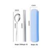 ZISIZ Portable Stainless Steel Cutlery Set