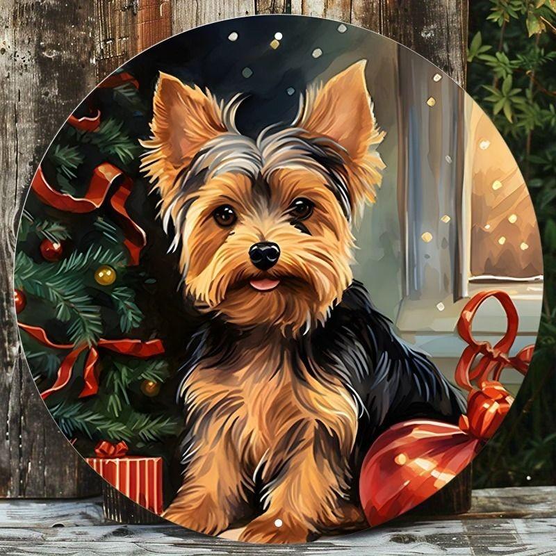 2D Flat Hanging Decorative Metal Sign Hand Painted Art