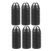 10pcs M12 Screw Thread Hex Socket Carbon Steel Ball Spring Plungers Set (M12*25)