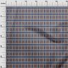oneOone Cotton Flex Dusty Brown Fabric Madras Check Sewing Craft Projects Fabric Prints By Yard 40 Inch