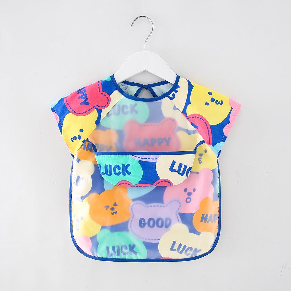 

Waterproof Cotton Long-Sleeve Smock with Pocket for Kids 100 (2-4 years)