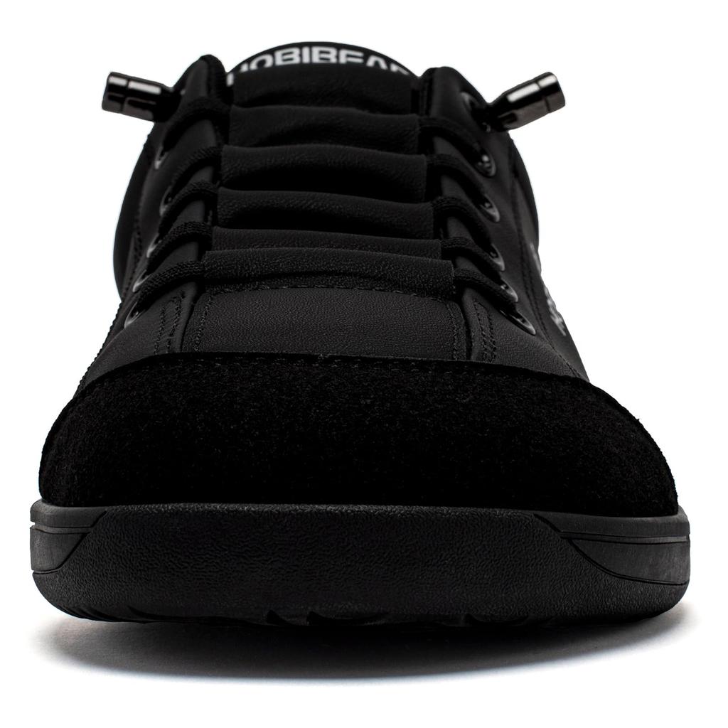 HOBIBEAR Barefoot Synthetic Fitness Wide 4E Thin Everyday Synthetic Leather Sneakers, Leather, Shoes, Fit, Sole, Commuting, School, Wear, Unisex,