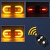 1 Set Useful USB Rechargeable Wireless Bike Taillight Bicycle Rear Lamp LED Warning Light for Night Riding