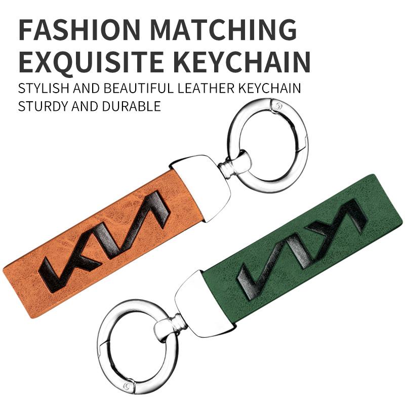 ZincAlloy Leather Car Smart Key Case Protector Shell For KIA Sportage R GT Stinger Sorento Ceed Cerato Forte Niro Soul Telluride