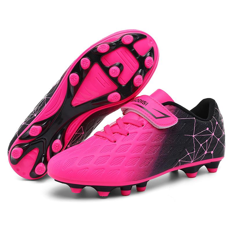 28-39 Crampons Football Garçons Caoutchouc Picots Semelle Souple Enfant Professionnel Gazon Artificiel Entraînement Crampons Football Filles