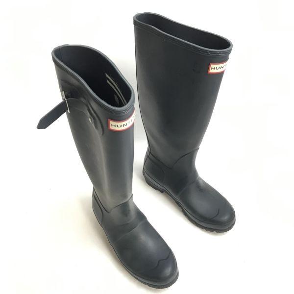 HUNTER Regen Gummistiefel Damen 36 UK3 22 marine lang(GEBRAUCHT)