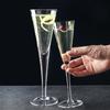 Crystal Glass Cup Champagne Glass Personalized Martini Glass Bubble Glass V-shaped Glass Bar Table Ornaments Cocktail Goblet Cup
