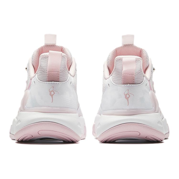 Anta Kids Sports Comfortable Non-Slip Breathable Low-Top Running Shoes Kids Sneaker Pink White 322435501-1