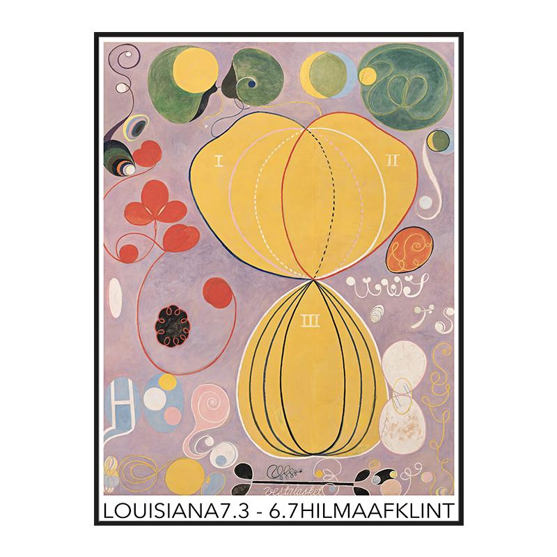 

Хильма Аф Клинт Винтажные Плакаты Эстетическая Стена Абстрактная Живопись На Холсте Искусство Декоративные Плакаты И Принты Украшение Гостиной 40x50cm No Framed