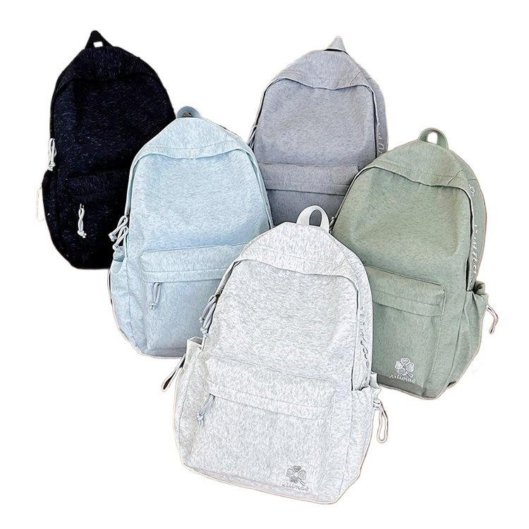 Schoolbag1011 Schoolbag New Korean Version Lightweight Backpack Simple and Versatile Junior High School Students Cool High Value Travel Backpack