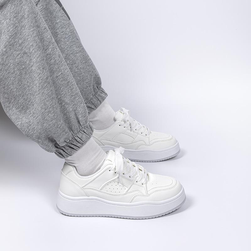 Global breathable little white shoes men's ZHQ-ZL8991 spring sports men's shoes trendy versatile thick-soled low-top casual board shoes