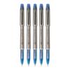 Flair Writometer Silk Gel Pen Blue Ink 0.5mm Pack of 5 Long Writing Smooth Gel Pens for Office School Use