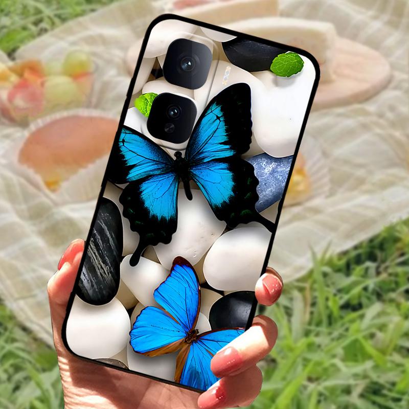 For VIVO IQOO Neo 10 Case Black Soft Silicone Protection Back Cover For VIVO IQOO Neo 10 Pro Phone Cases Shockproof Phone Fundas