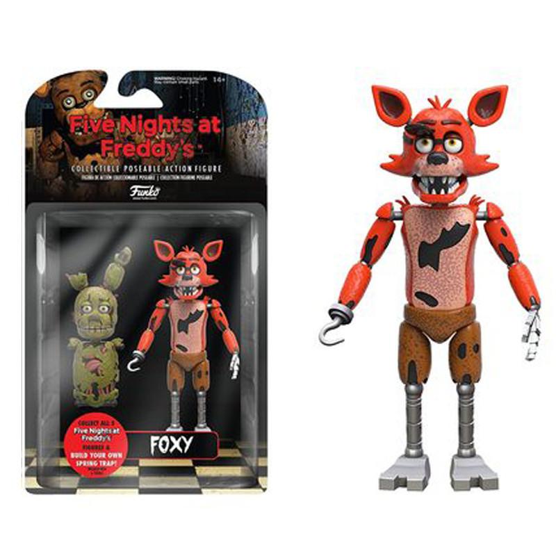 Fnaf Funko Five Nights At Freddys Action Figure Articulated Golden Freddy Parts Foxy