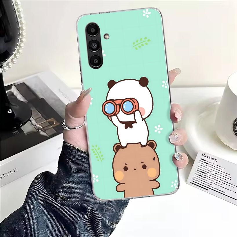 Cute Peach Goma Cat Phone Case For Samsung Galaxy A13 A14 A15 A16 A17 A53 A54 A55 A56 A57 A33 A34 A35 A36 A37 A23 A24 A25 A26 Ga