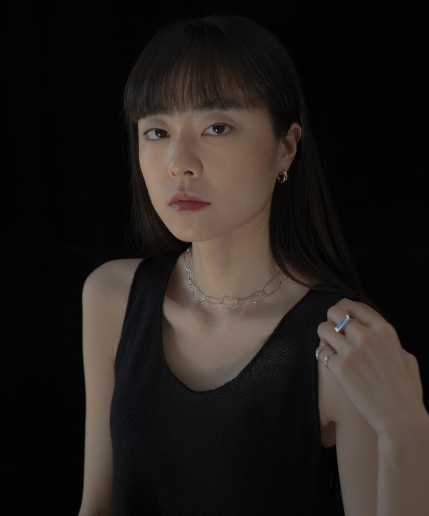 Novice Tokyo Oval Chain Choker / Silver