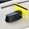 SEIWA Car Supplies Coin & Card Holder Spring Specification Coin Case Coin Purse Black WA58 Storage Car Parking Ticket Ticket