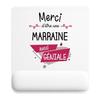 Mousepad - PLANETEE - Thank You Awesome Godmother - 22 X 18 Cm - 3 Mm - HD Sublimation