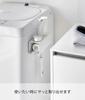 Yamazaki Magnetic Carpet Cleaner W20 X X Tower Adhesive Cleaner Storage Quick and Easy To Model 3712 Holder, White, Approx. D7.2 H8cm, Case, Use,