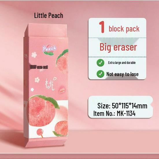 Extra Großer Cartoon Niedlicher Radiergummi - Staubfrei für Grundschüler