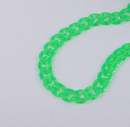 Cadena de Gafas Acrílica Mate de Moda para Mujer Cordón Soporte Cadena para Gafas de Lectura Cadena para Colgar Gafas en el Cuello Correa Cuerda