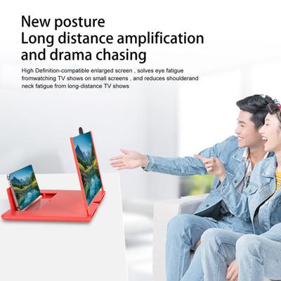 Yousheng 3D Handy-Bildschirmvergrößerer 10/12-Zoll Faltbarer Handy-Bildschirmverstärker Ständer Tragbarer Handyhalter Augenschutz Geschenk für Filmliebhaber