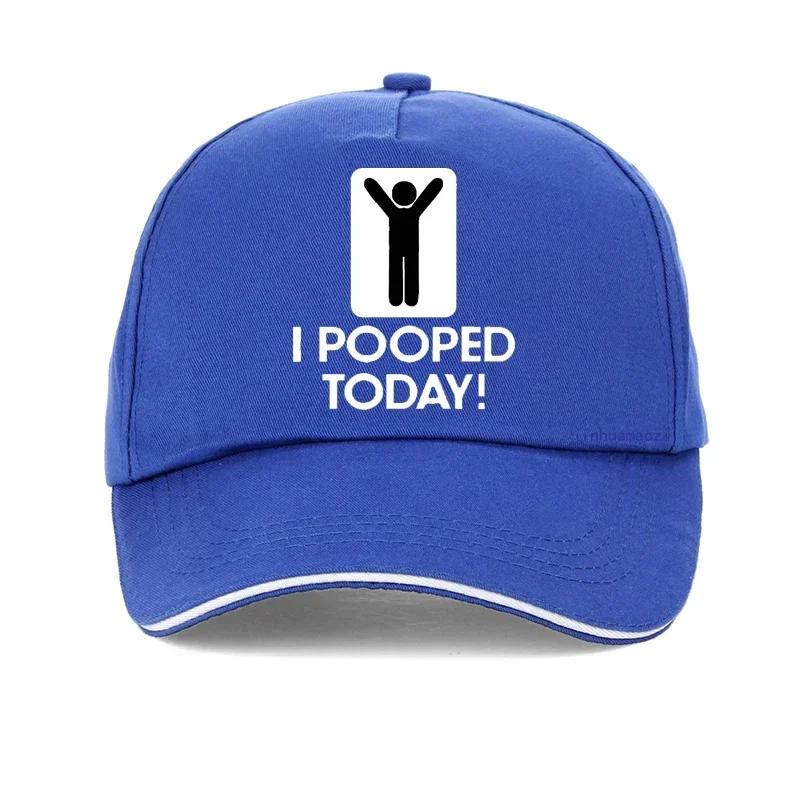 Funny I Pooped Today baseball cap Harajuku Hip Hop caps summer Casual Unisex golf hats