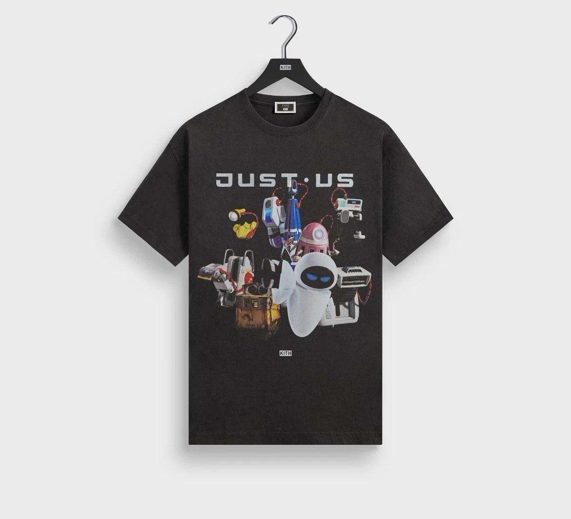 Kith Disney Pixar Just Us Wall-E Vintage Tee Size XL Black New S