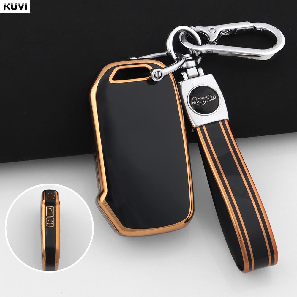 New Tpu Car Smart Key Case Cover For Kia Sportage R Gt Stinger Sorento Ceed Cerato Forte Niro Soul Telluride Protector Keyless