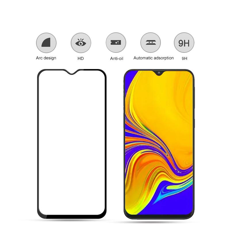 

MOCOLO Silk Printing Tempered Glass Screen Protector for Samsung Galaxy A50/A20/A30/M30/A40s (China)/M31,Full Glue Full Coverage HD Film As Shown A