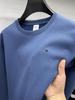 Genuine Tommy Men's Loose Fit Casual Hoodie - Long Sleeve, Plain Color, Stylish for Autumn