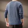 Pull en Maille Douce Couleur Unie Haut de Gamme pour Homme - Hiver Décontracté Col Rond