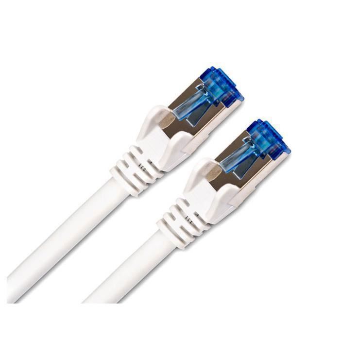 Câble Réseau RJ45 - DCU - Catégorie 6a - 1 M - Connecteur RJ45 - Cordon De Raccordement