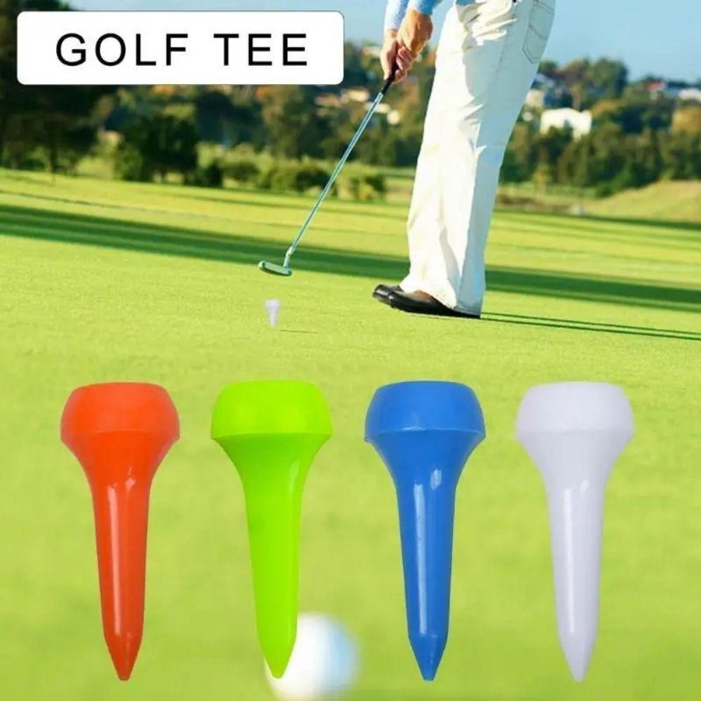 50pcs Multi-Color Mushroom Ball Nail Precise Swing Golf Tee Golf Ball Pegs  Golf Practice