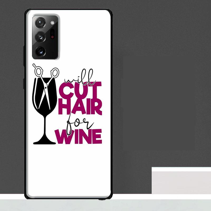 HAIR STYLIST HAIRDRESSER SALON QUOTES Case For Samsung Galaxy S24 Ultra S23 S22 S21 S25 Ultra S9 S10 S20 Plus S25 FE Phone Cover