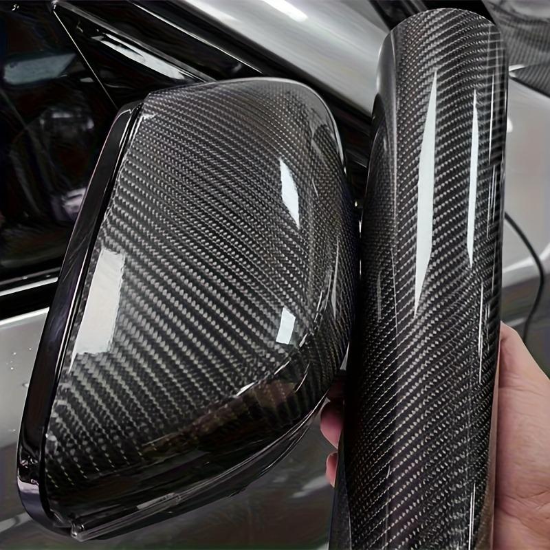 1 Roll High-Gloss Carbon Fiber Film / 6D High-Gloss Carbon Fiber Coating Film/ PVC Material / Bubble-Free Adhesive