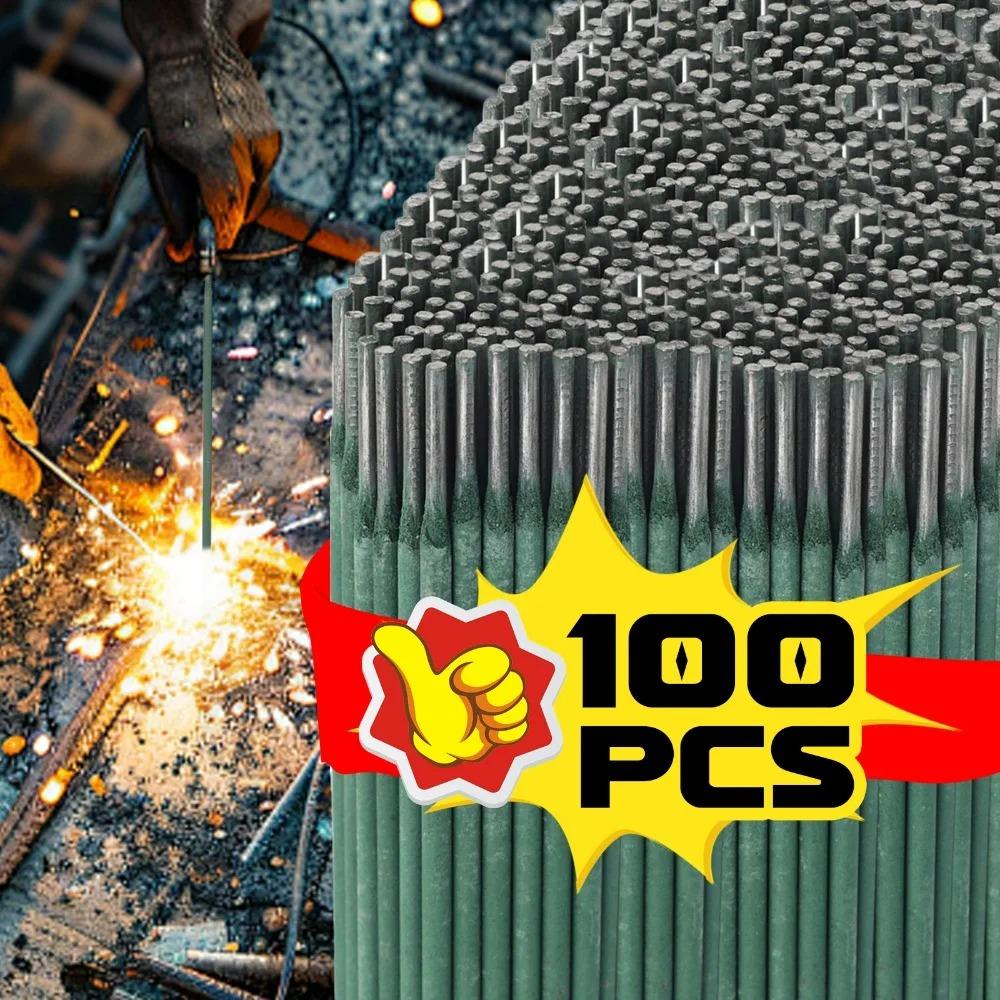 300x2mm Grüne Schweißstäbe Fülldraht-Schweißstäbe Lötmittel Niedrigschmelzpunkt Beschichtete Elektrode Lötstab Universeller Kohlenstoffstahl Schweißstab Stange