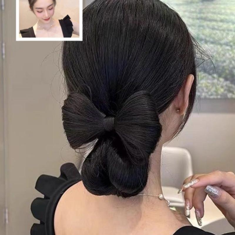 Hair Bows Wigs Hair Bows Hair Clip for Girl Hair Bun Bows Hairpin Korean Hair Barrettes Women 2000s Hair Decors Accessor