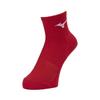 Track and Field Short Size U2MXB011 Socks, Length, Non-Slip, Unisex, Adult, Red, 27-29cm,