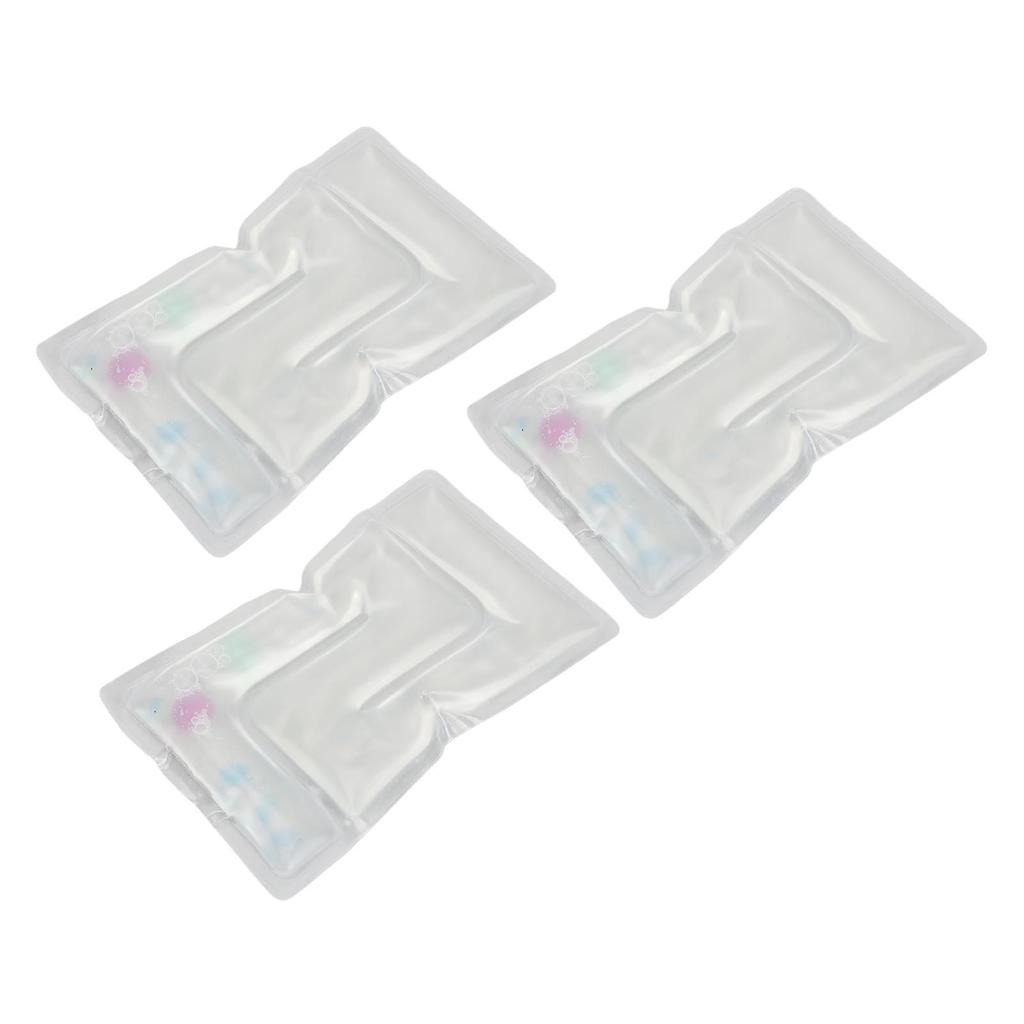 Gel Bead Ice Packs Reusable Reduce Soreness Decompression Hot Compress Gel Bead Packs for Swelling Sports Injuries White