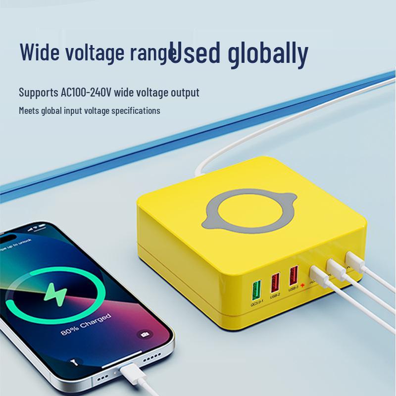 140W Multi-port Magnetic Wireless Charging Dock for Laptops and Phones