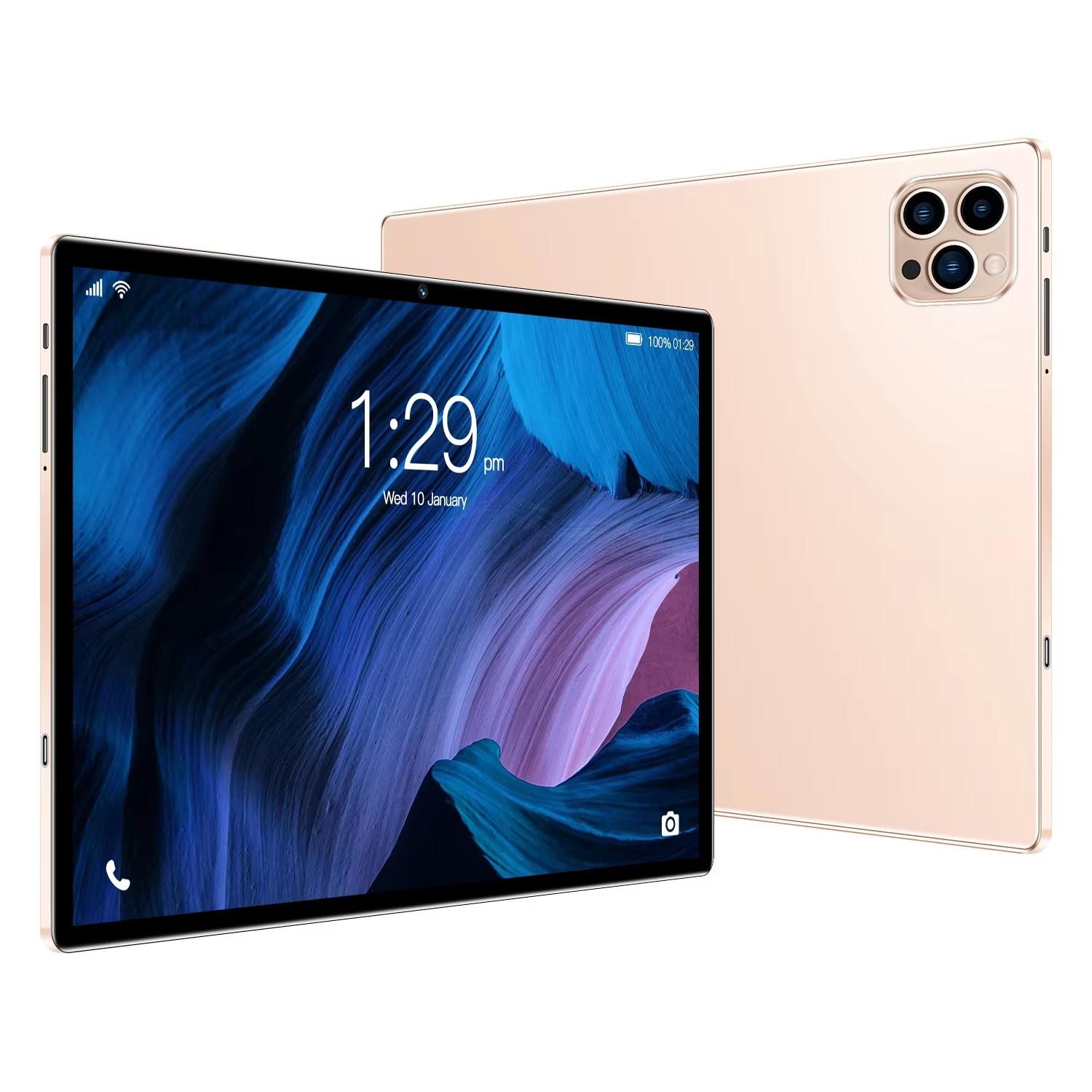 

BDF 10.1 дюймовый 4 ГБ ОЗУ 64 ГБ ПЗУ 5000 мАч 3G Android Восьмиядерный Планшетный ПК Черного цвета Standard add accessories золотой