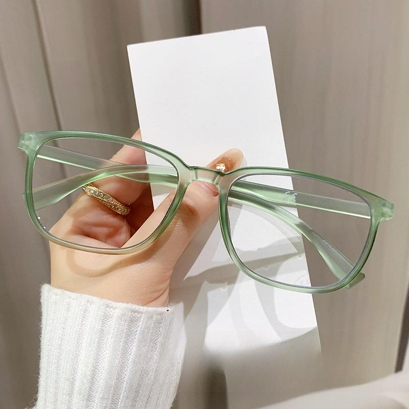 Trendy Classic Square Frame Anti Blue Light Presbyopia Glasses Unisex High Definition Comfortable Reading Eyewear 0 To +4.0